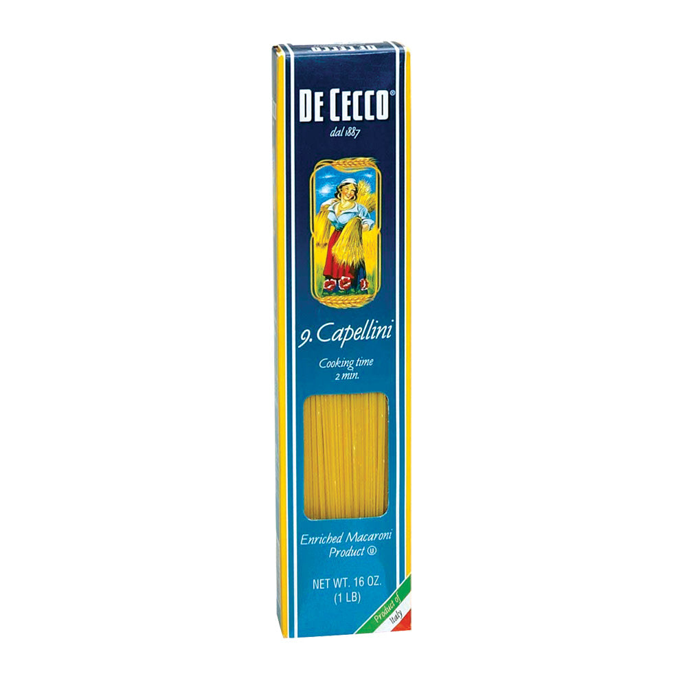 Wholesale De Cecco Angel Hair Pasta 16 Oz Box # 9- Bulk