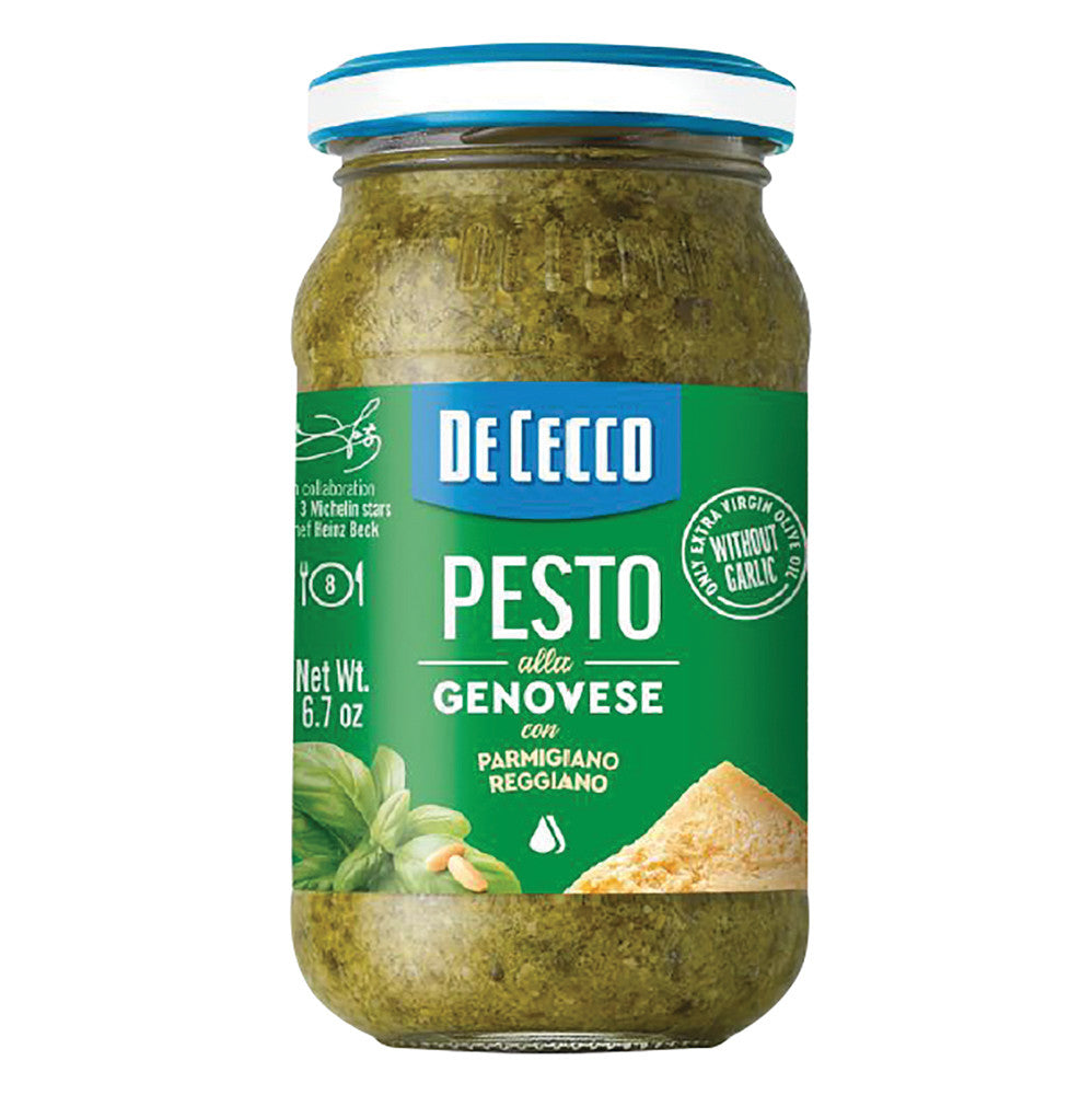 Wholesale Dececco Pesto Sauce 6.7 Oz Jar- Bulk
