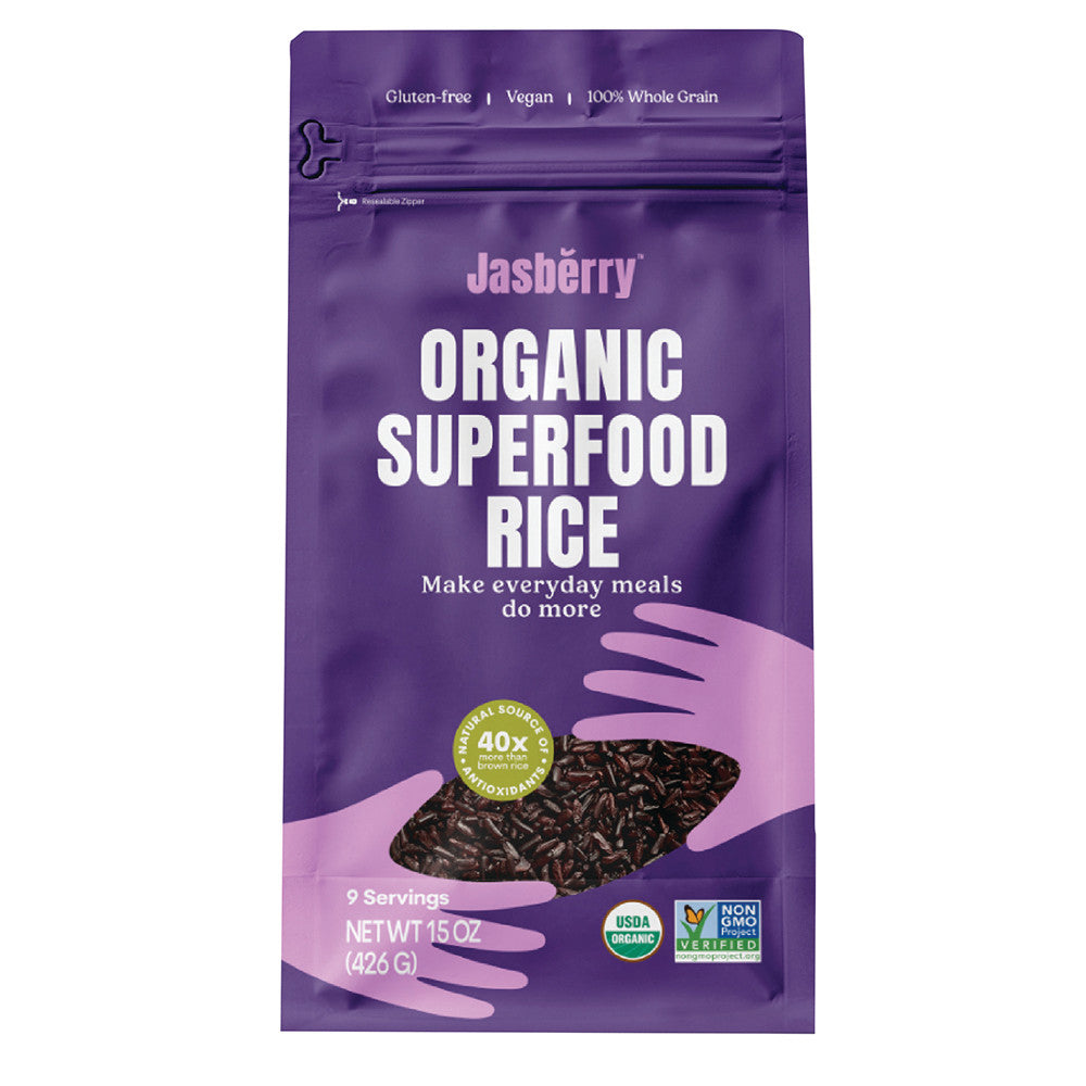 Wholesale Jasberry Organic Superfood Rice 15 Oz Pouch- Bulk