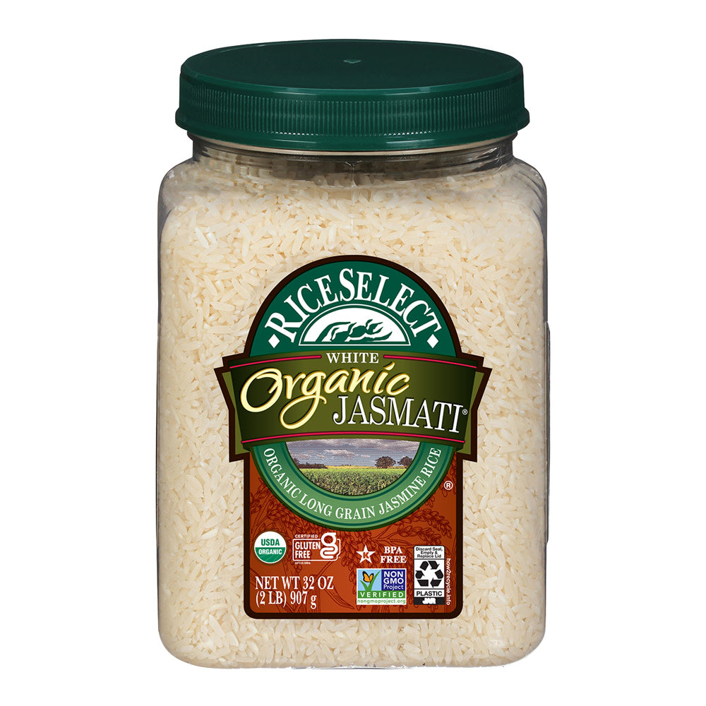 Wholesale Texmati Organic Jasmati Rice 32 Oz Jar- Bulk