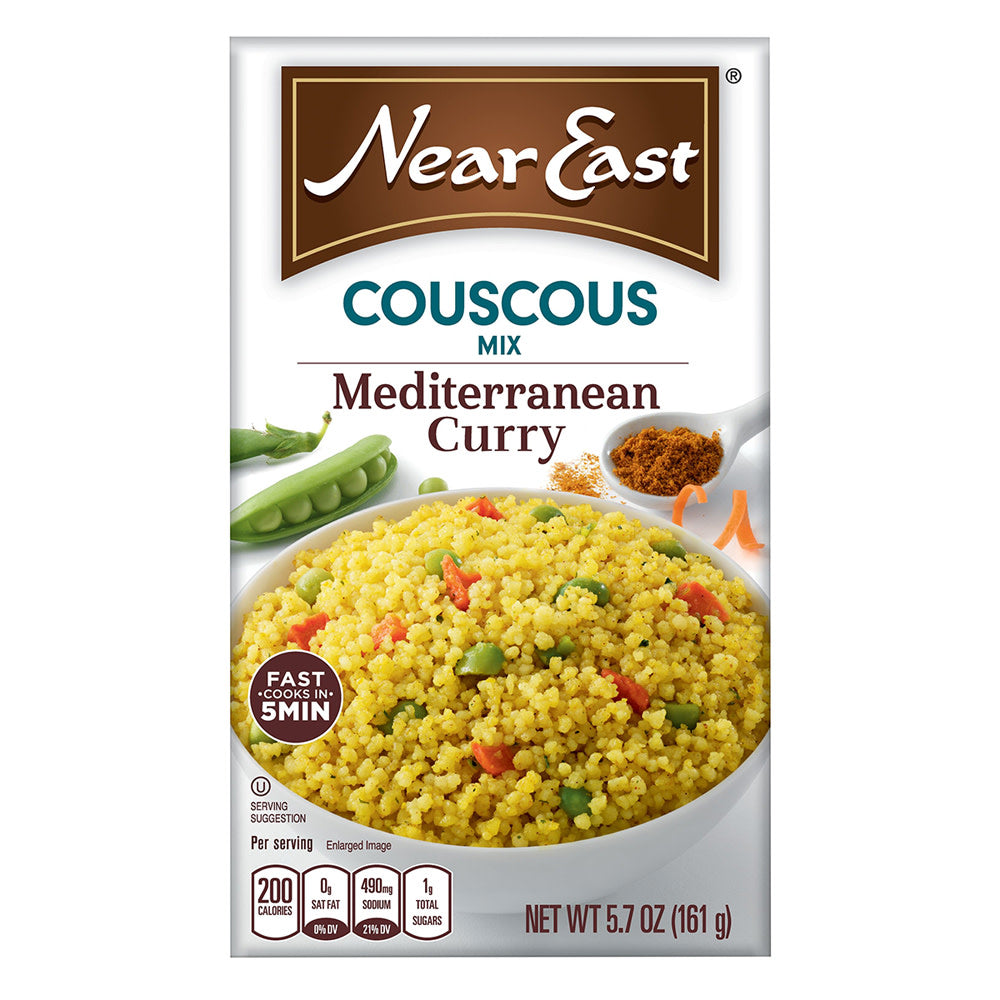 Wholesale Near East Mediterranean Curry Couscous 5.7 Oz Box- Bulk