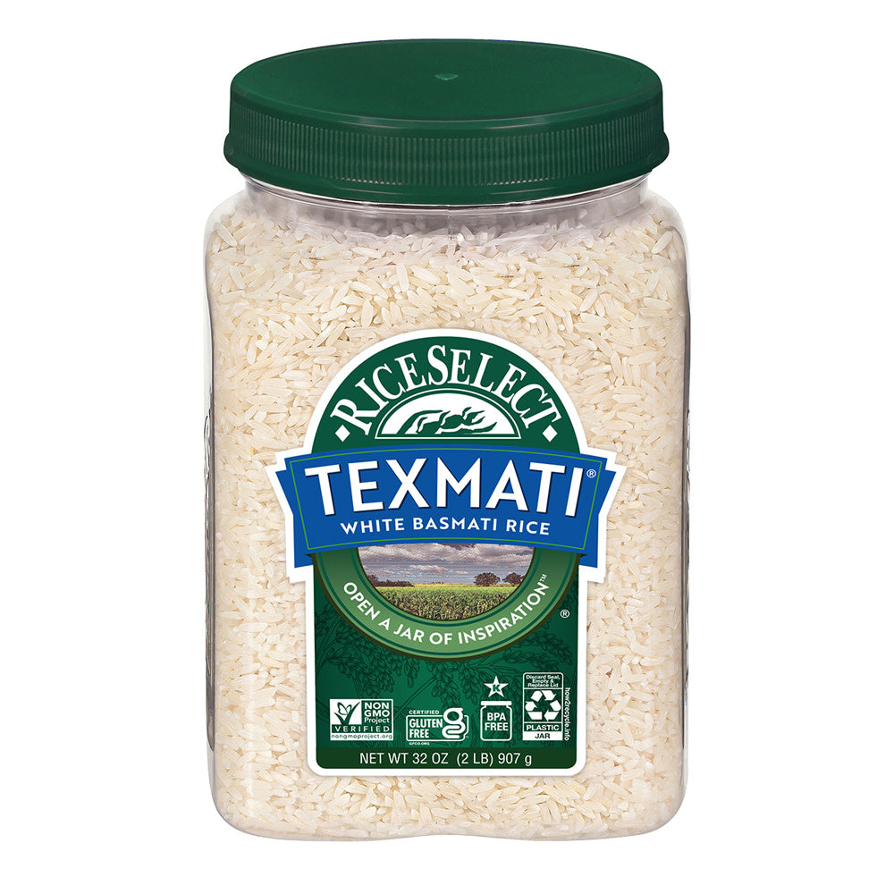 Wholesale Texmati White Rice 32 Oz Jar- Bulk