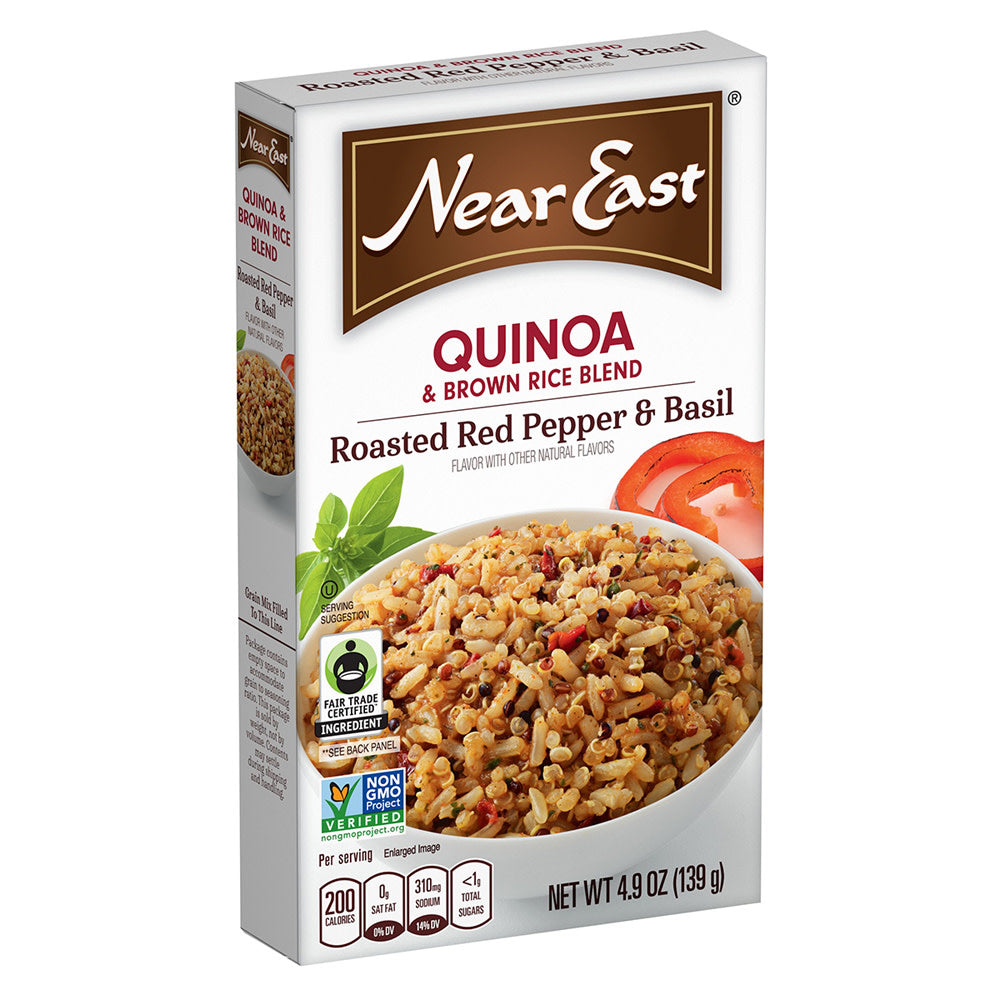 Wholesale Near East Roasted Red Pepper And Basil Quinoa 4.9 Oz Box- Bulk