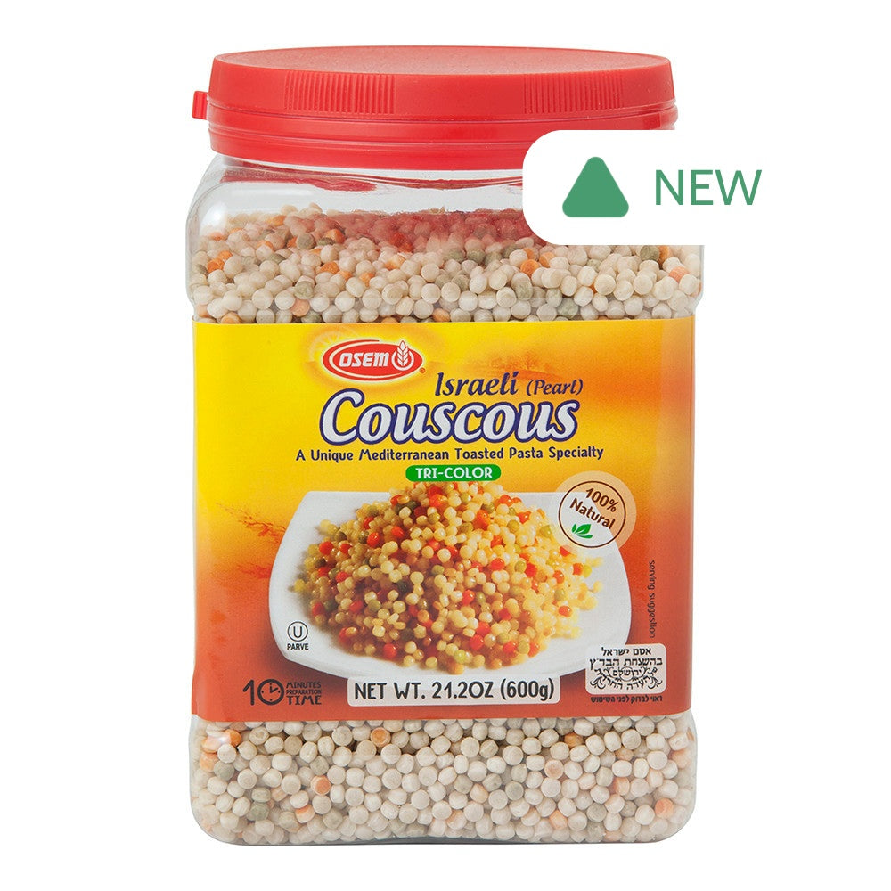 Wholesale Osem Tri-Color Couscous 21.16 Oz Canister- Bulk