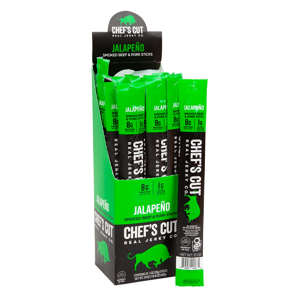 Wholesale Chef'S Cut Jalapeno Snack Sticks 1 Oz- Bulk