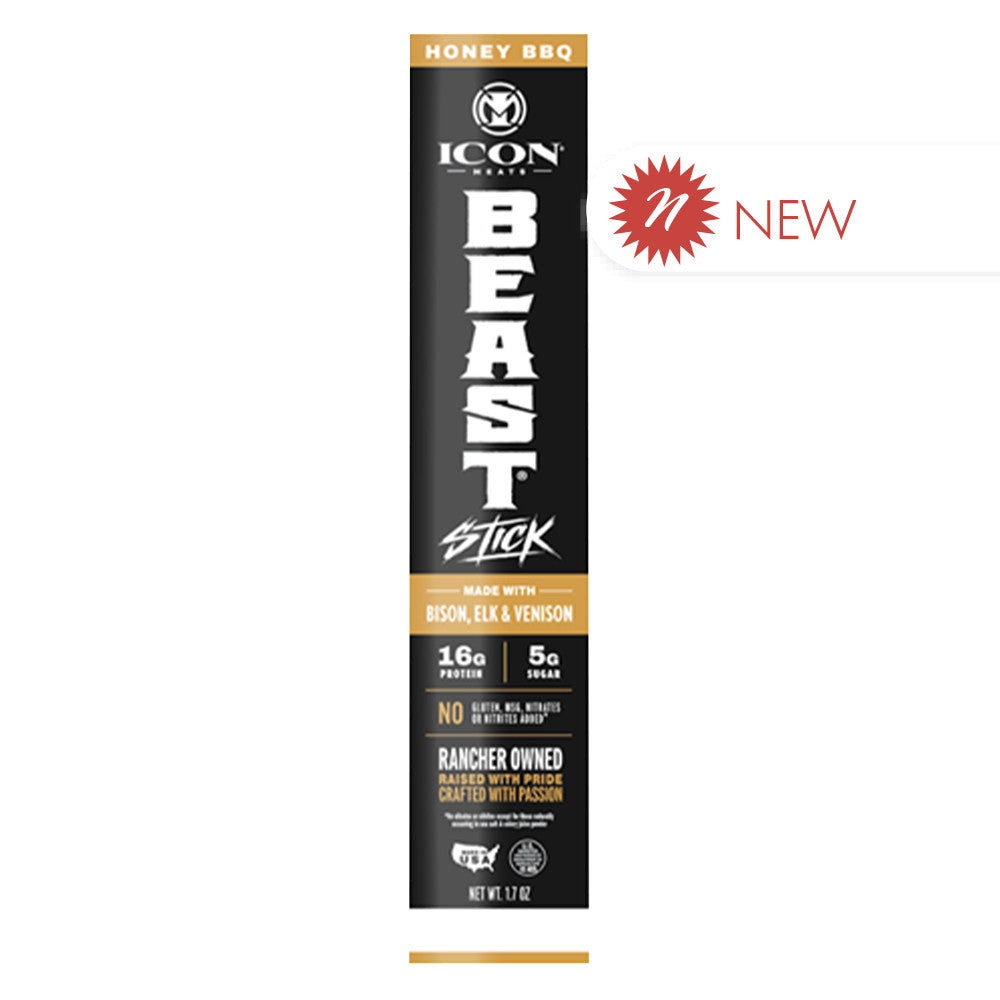 Wholesale Icon Meats - Beast Stick Hney Barbecue - 1.7Oz- Bulk