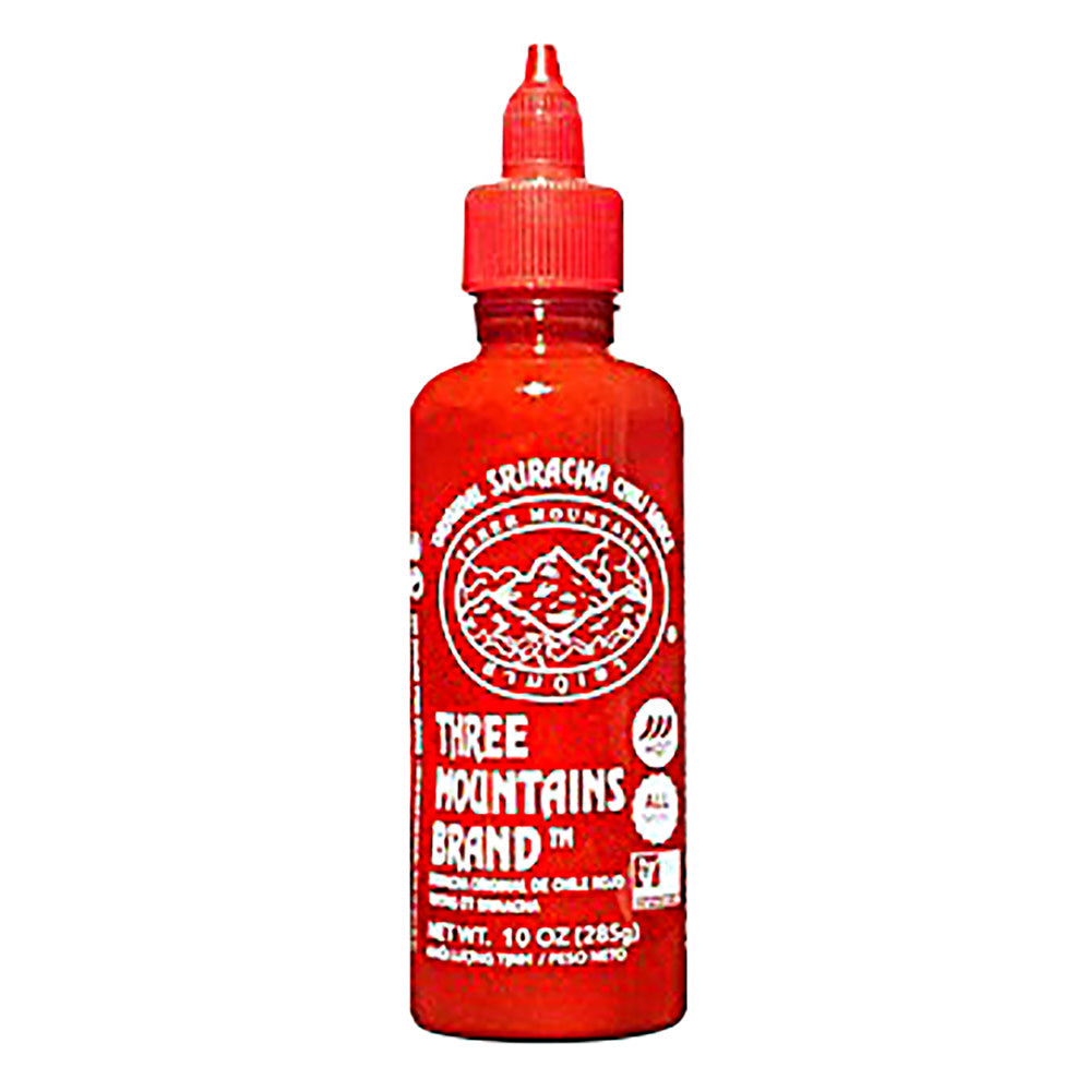 Wholesale Three Mountains Original Red Siracha Sauce 10 Oz Squeeze Bottle- Bulk