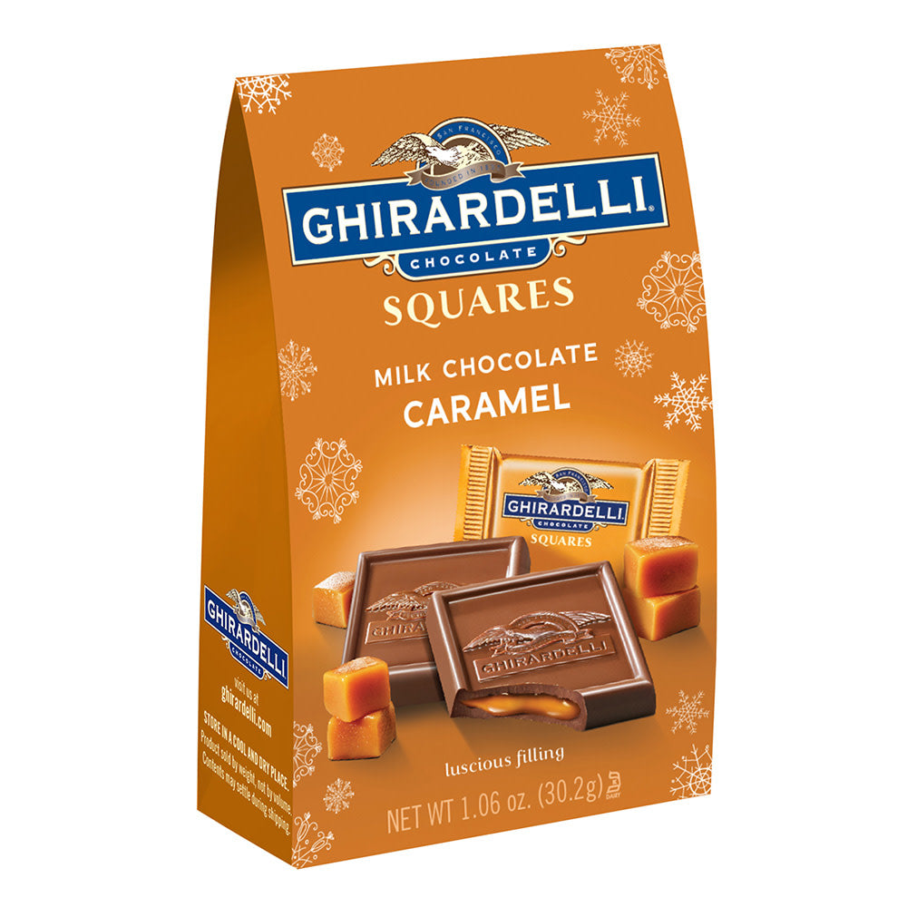 Wholesale Ghirardelli Milk Chocolate Caramel Squares 1.06 Oz Bag- Bulk
