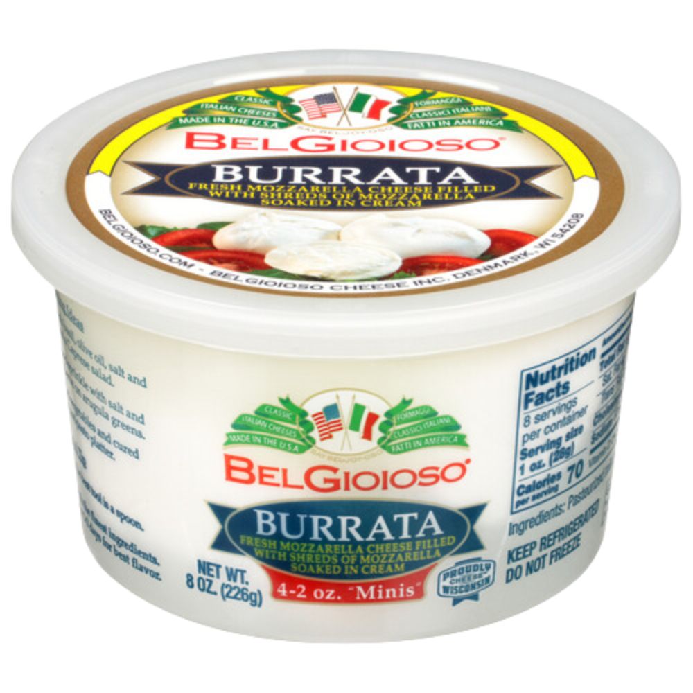 Wholesale Belgioioso Case 2Oz Burrata Cheese- Bulk