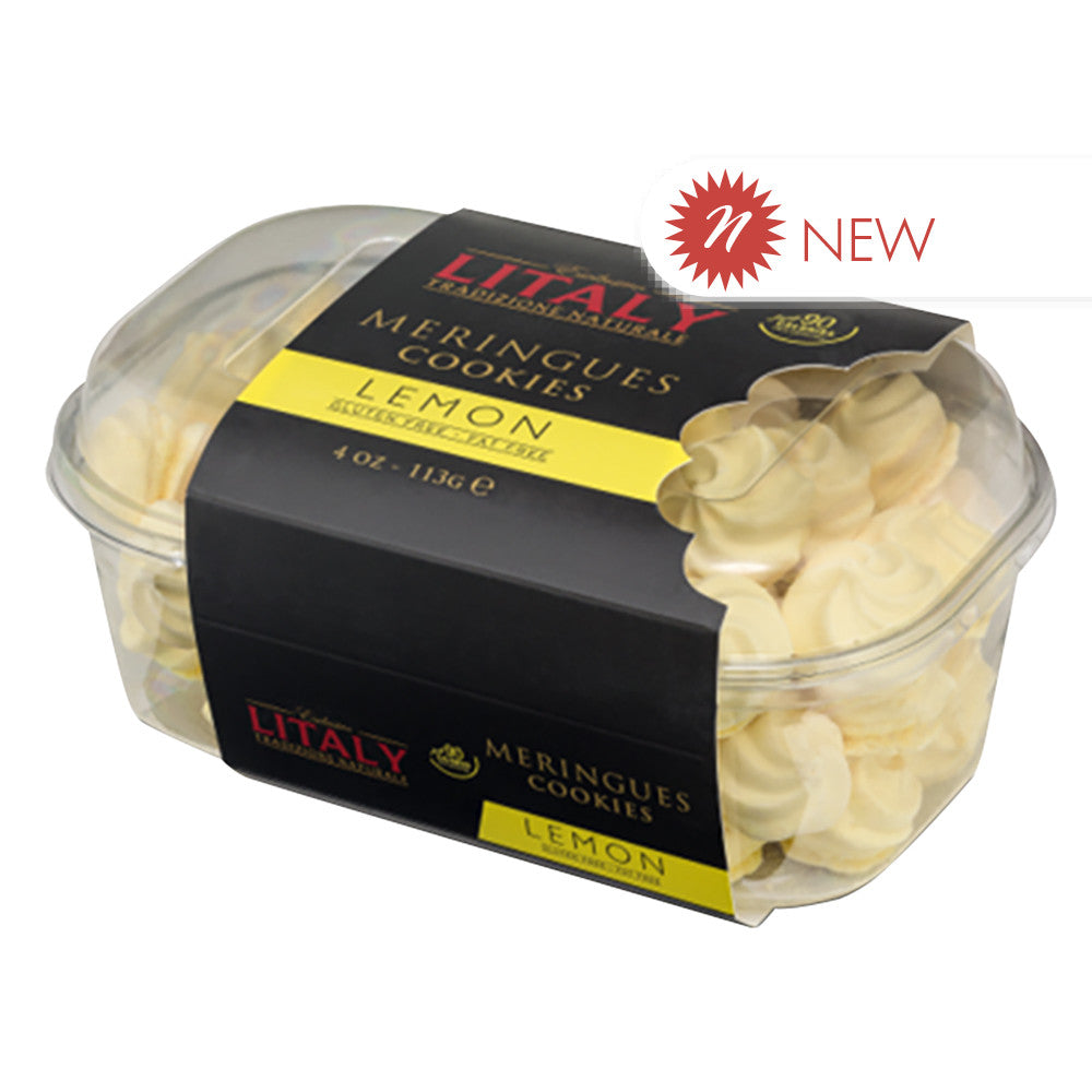 Wholesale Litaly - Lemon Meringues Cookies - 4Oz- Bulk