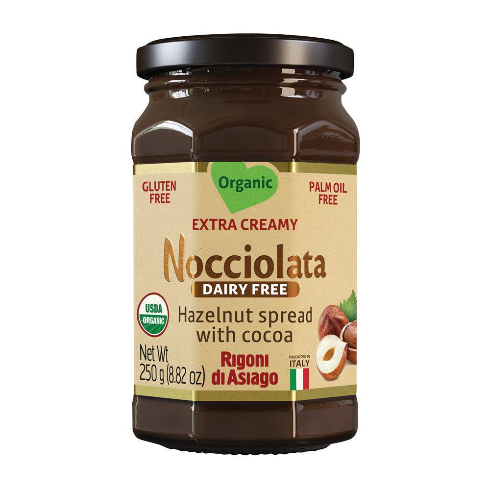 Wholesale Rigoni Nocciolata Dairy Free Hazelnut Spread 8.82 Oz Jar- Bulk