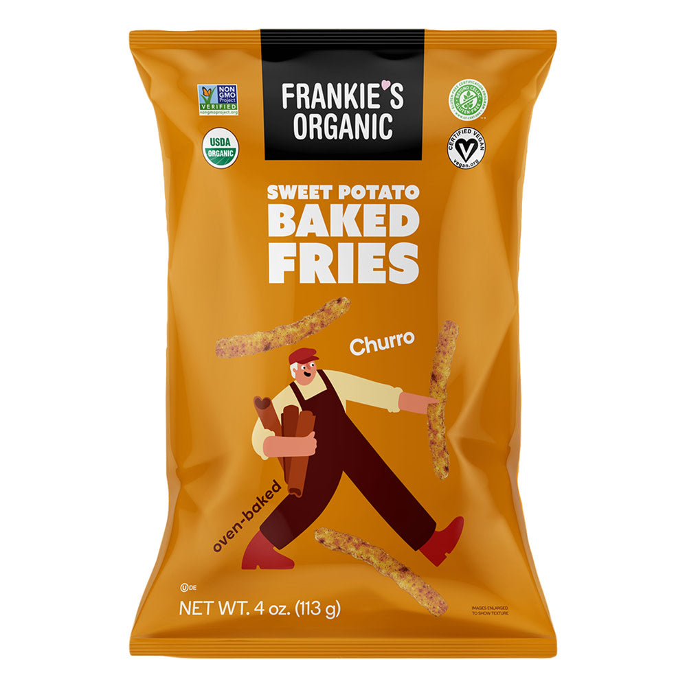 Wholesale Frankie'S Organic Churro Sweet Potato Fries 4 Oz Bag- Bulk
