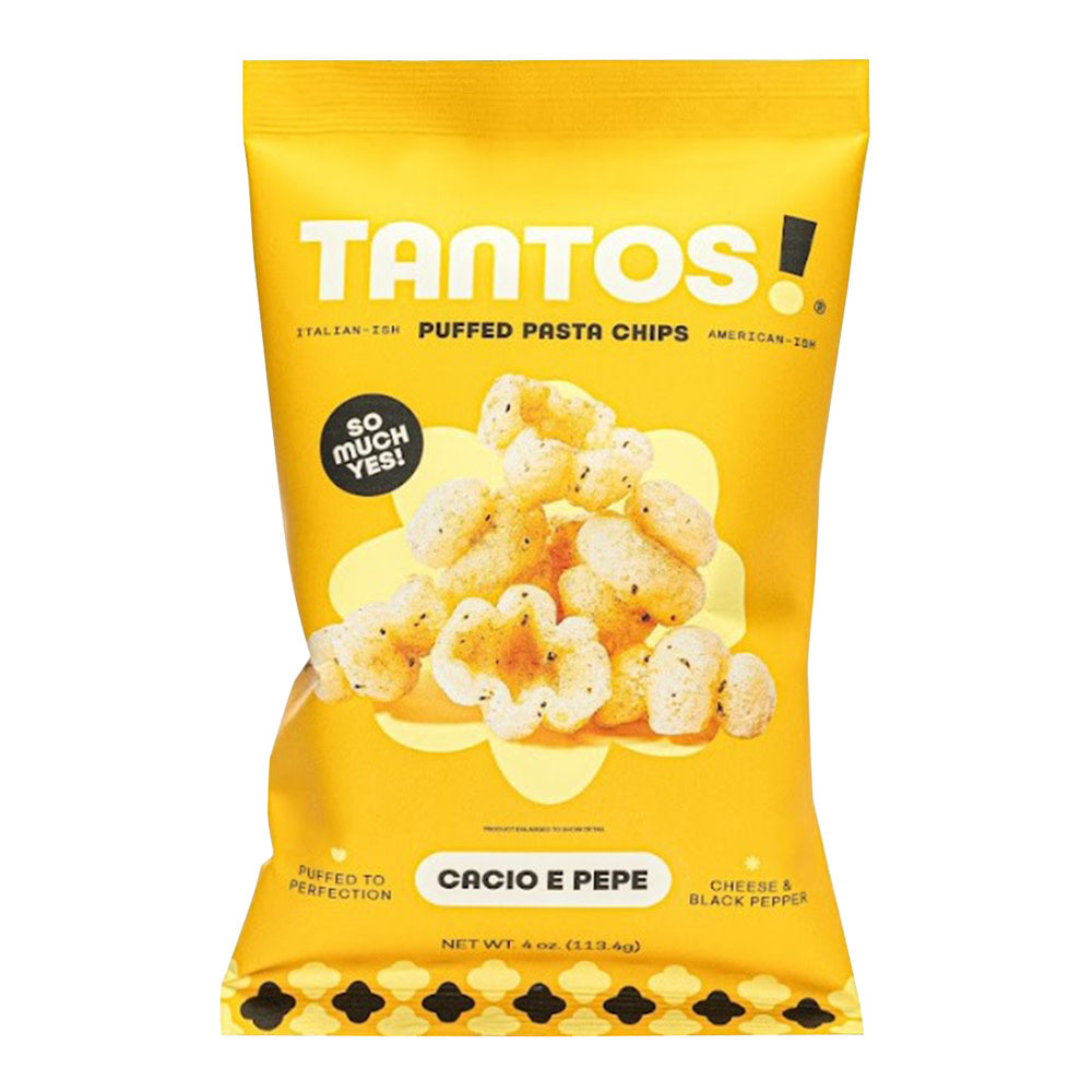 Wholesale Tantos - Puff Pasta Chips - Cacio East Pepe - 4Oz- Bulk