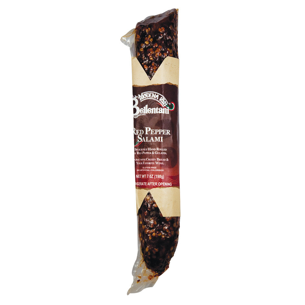 Bellentani Hot Pepper Coated Salami 7 Oz