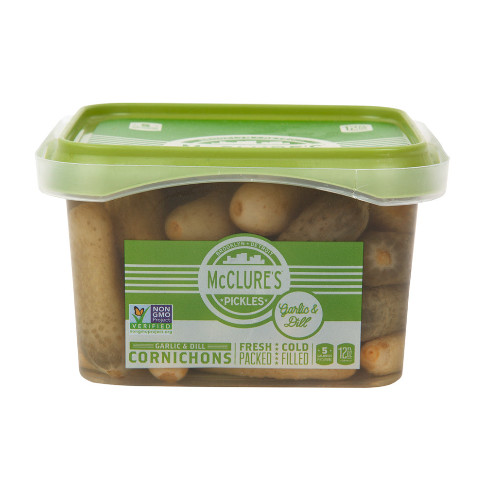 Wholesale Mcclure'S Garlic & Dill Cornichon 12 Oz Tub- Bulk