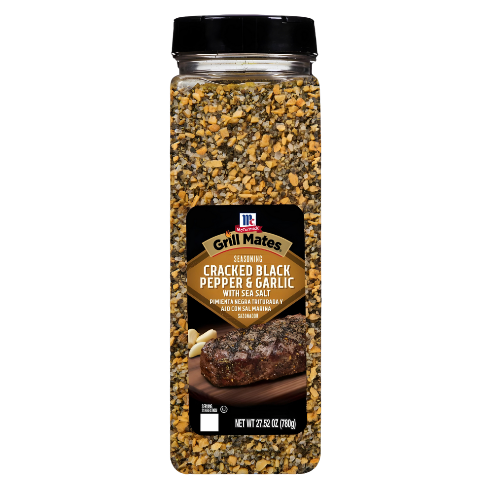 Wholesale Grill Mates Each Cracked Pepper And Galic Sea Salt Seasoning- Bulk