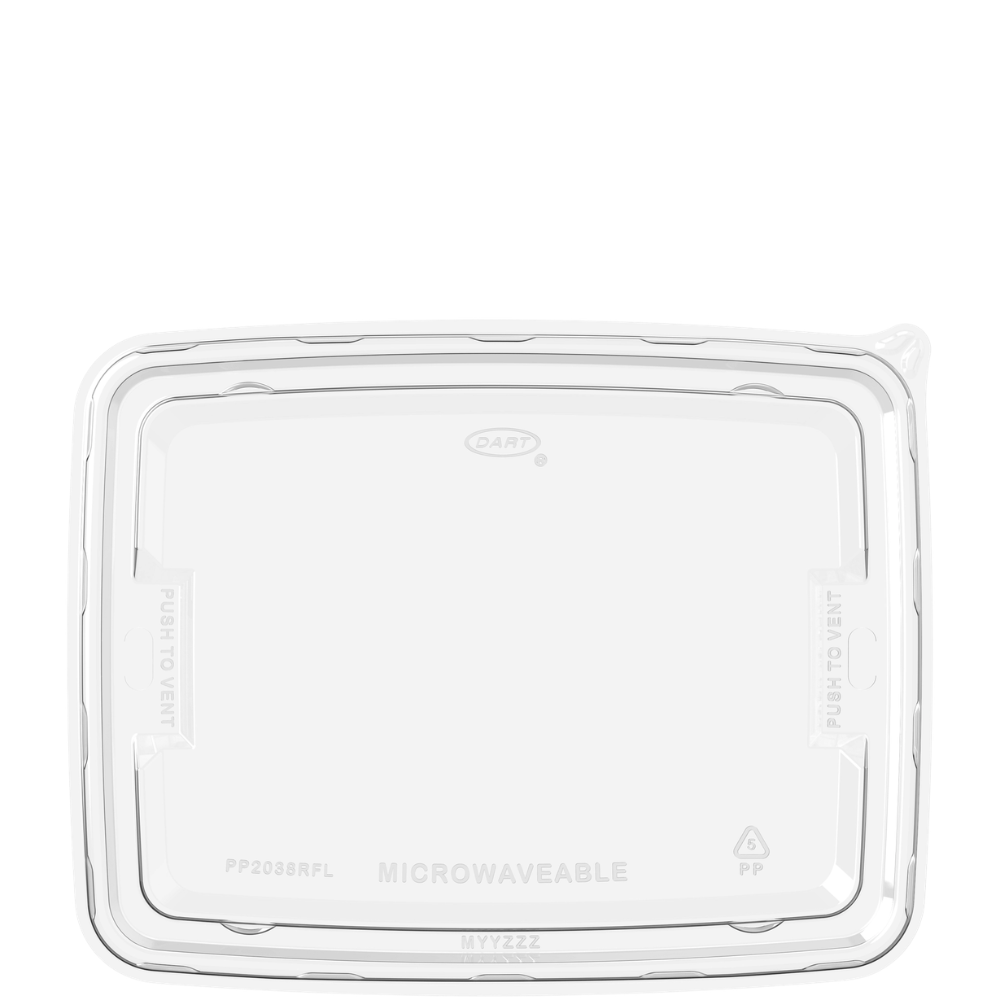 Wholesale Dart Case Plastic Vented Container Lid (20-38Oz)- Bulk