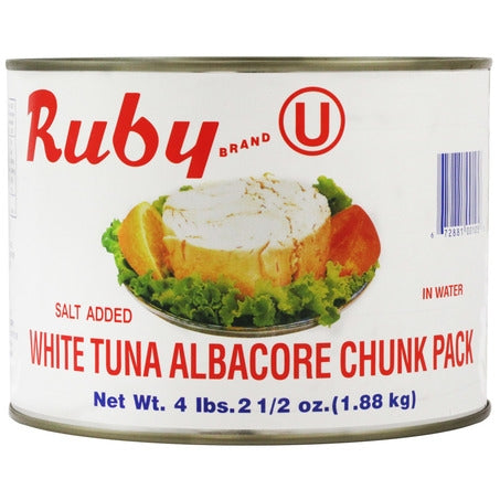 Wholesale Ruby Case White Albacore Tuna Chunk- Bulk
