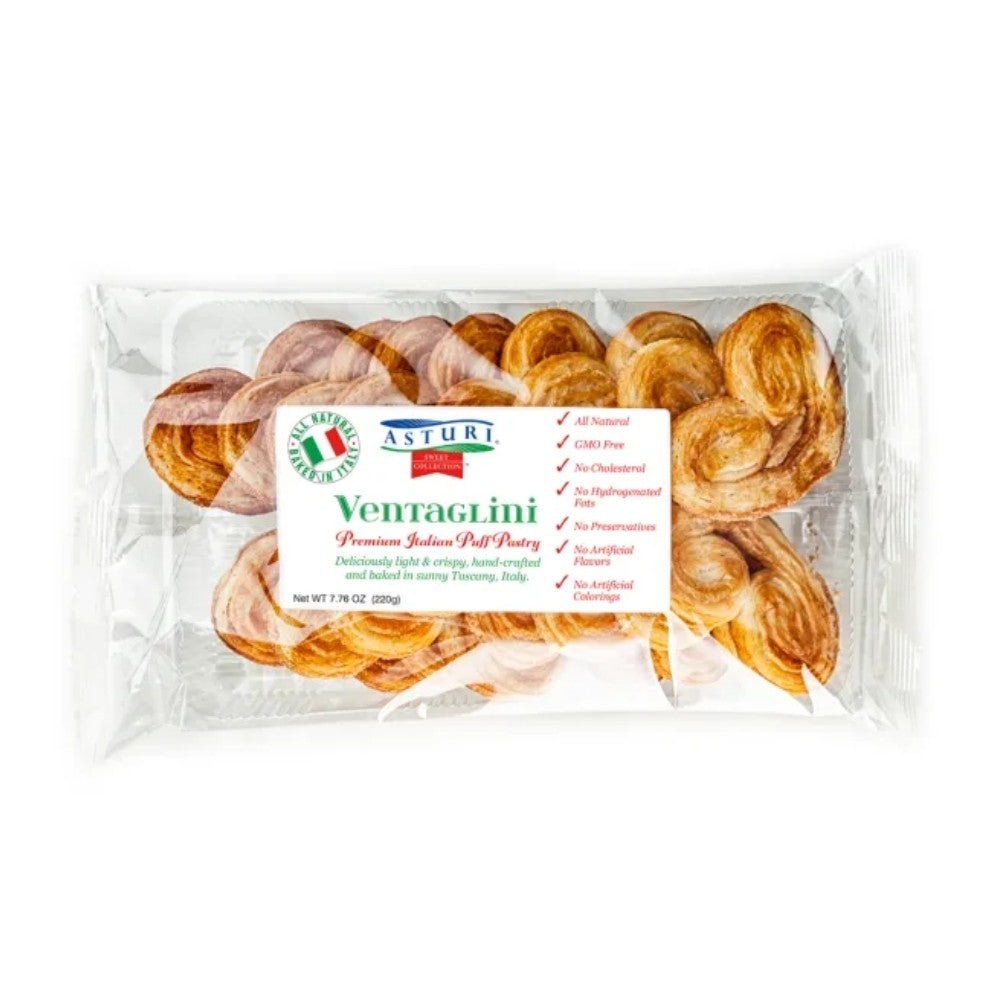 Wholesale Asturi Case Ventaglini Pastry Puff Cookie- Bulk