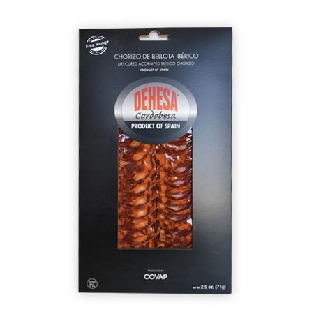 Wholesale Chorizo 100% Acorn-Fed Iberico Presliced Dry-cured .- Bulk