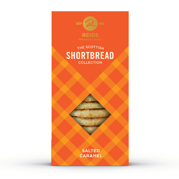 Wholesale Reids of Caithness Shortbread Carton, Salted Caramel 5.29oz (150g)- Bulk