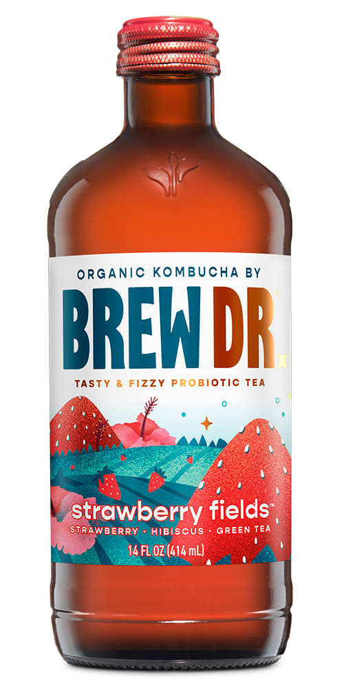 Wholesale Brew Dr 12/14 Oz Strawberry Fields- Bulk