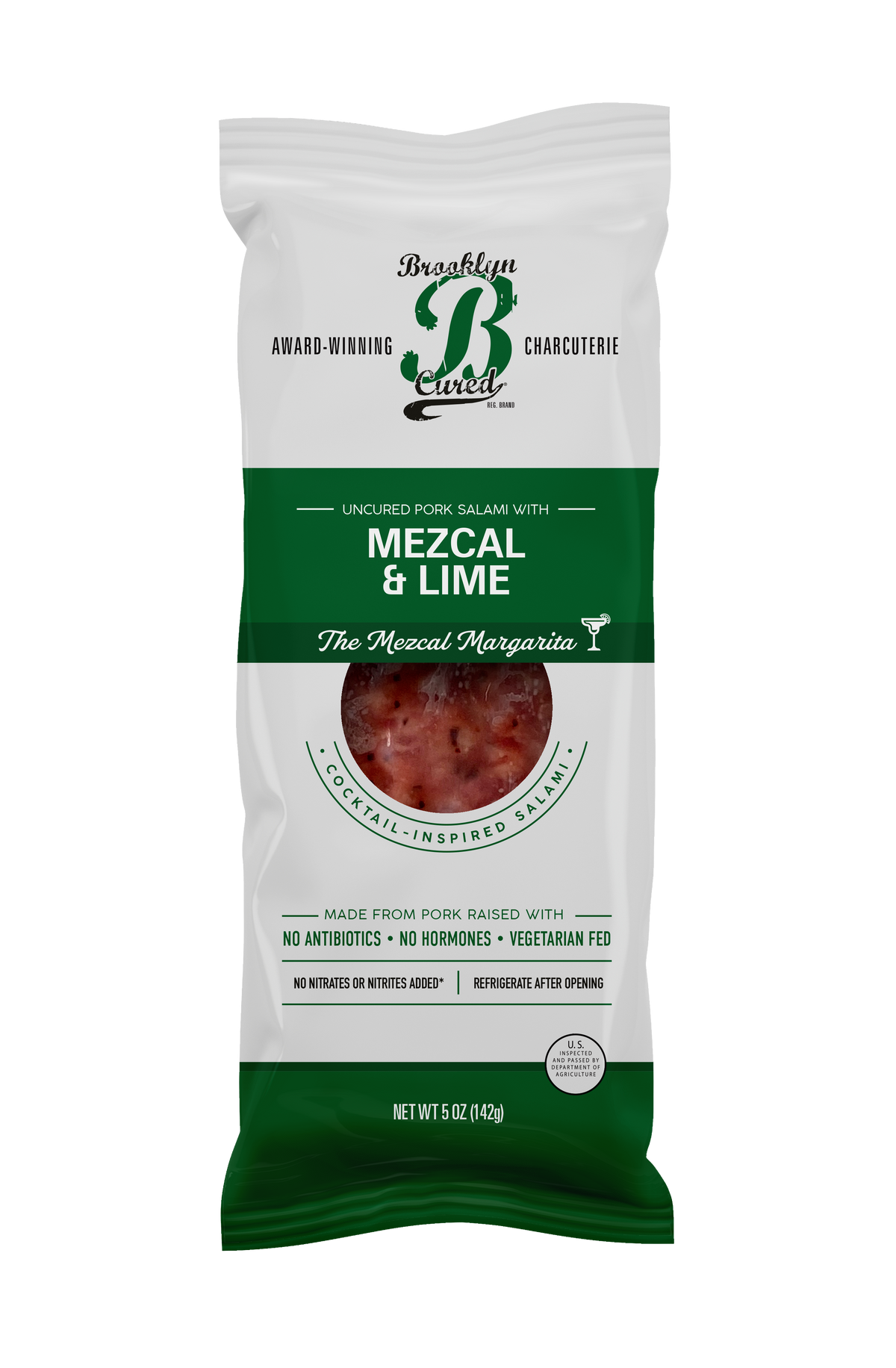 Wholesale Brooklyn Cured Pork Salami with Mezcal and Lime, 5 OZ- Bulk