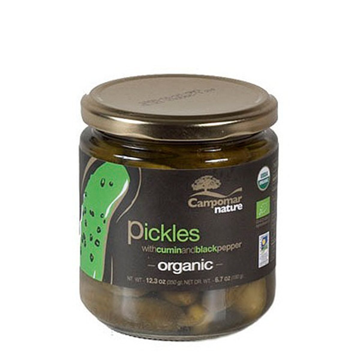 Wholesale Campomar Nature Organic Pickles with Cumin ()- Bulk