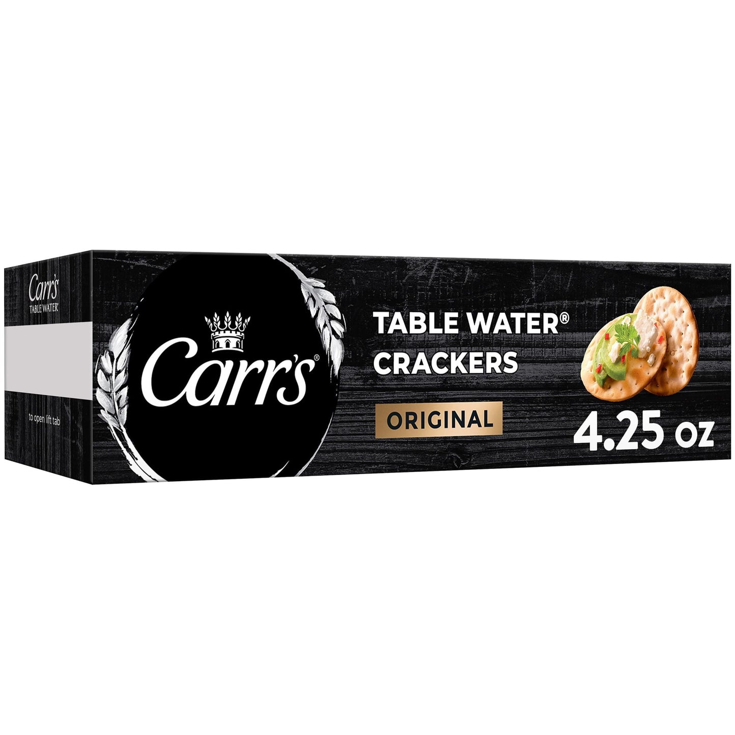 Wholesale Carr's Table Water Crackers Original Baked Snack, Plain, 4.25 OZ- Bulk
