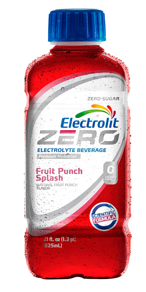 Wholesale Electrolit Zero 12/21 Oz Fruit Punch Splash- Bulk