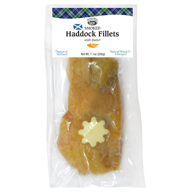 Wholesale Norfolk Manor Haddock Fillets w/ Butter 7.05oz (200g) *FROZEN- Bulk