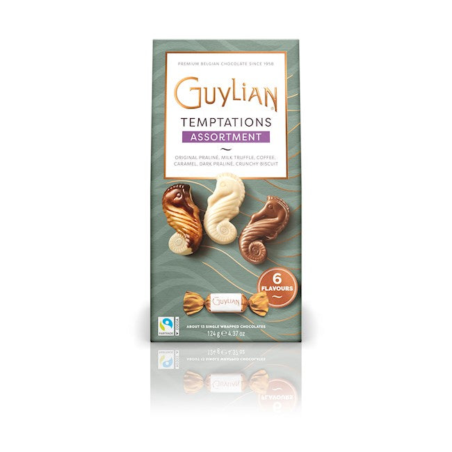 Wholesale Guylian Temptations 124 Gr. Mix Impulse Pack (6 Wrapped Assorted Flavors)- Bulk