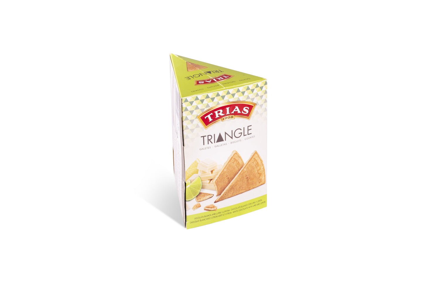 Wholesale TRIAS Triangle Lime white chocolate (.)- Bulk
