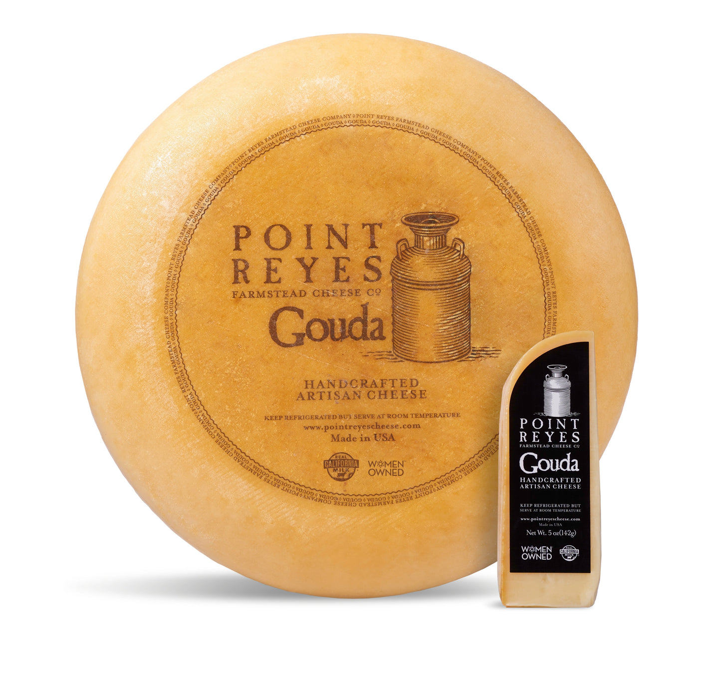 Wholesale Point Reyes Farmstead Cheese Company 18 Month Dutch Style Gouda 20 LB Cheese- Bulk