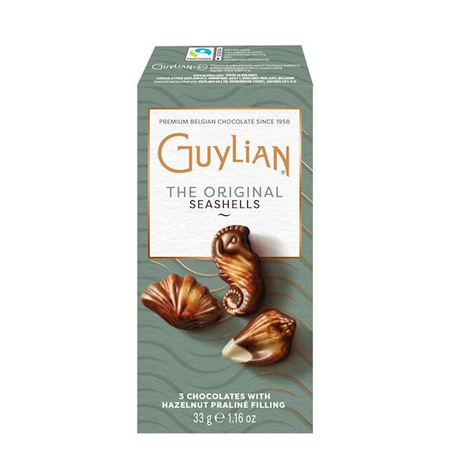 Wholesale Guylian Sea Shells 3-Piece Mini-Giftboxes 33G/1.16 Oz. (4 Displays Of 24-Boxes; Total Of 96 Boxes)- Bulk
