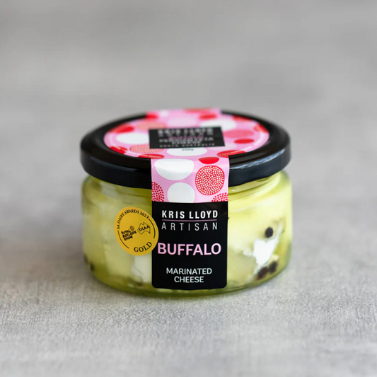 Wholesale Kris Lloyd Artisan Creamy Buffalo Cheese with Flinders, 6 x 150g- Bulk