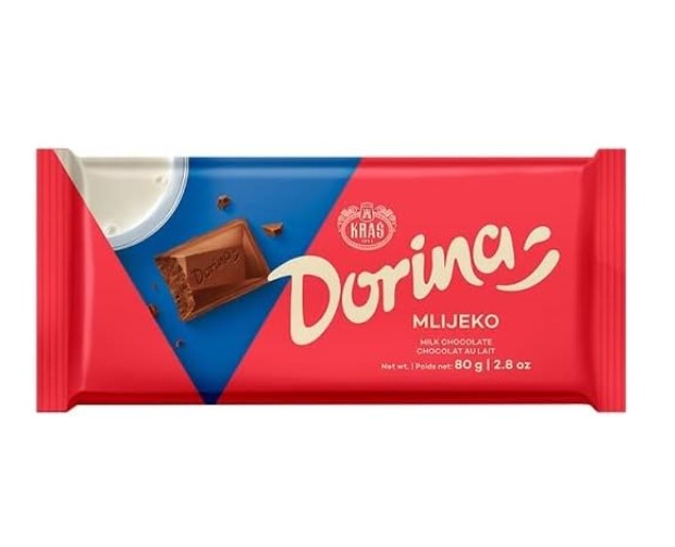 Wholesale Kras Dorina Milk Chocolate 80 Gram- Bulk