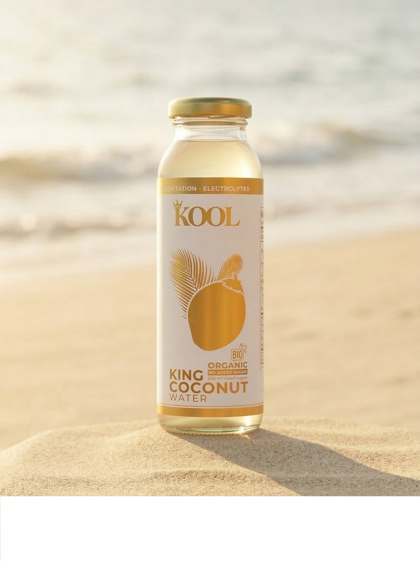 Wholesale Kool - King Coconut Water Glass Bottles- Bulk