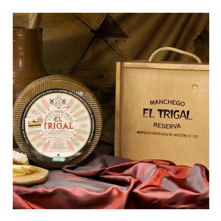 Wholesale Manchego DOP El Trigal? Reserva (Gift Box)- Bulk