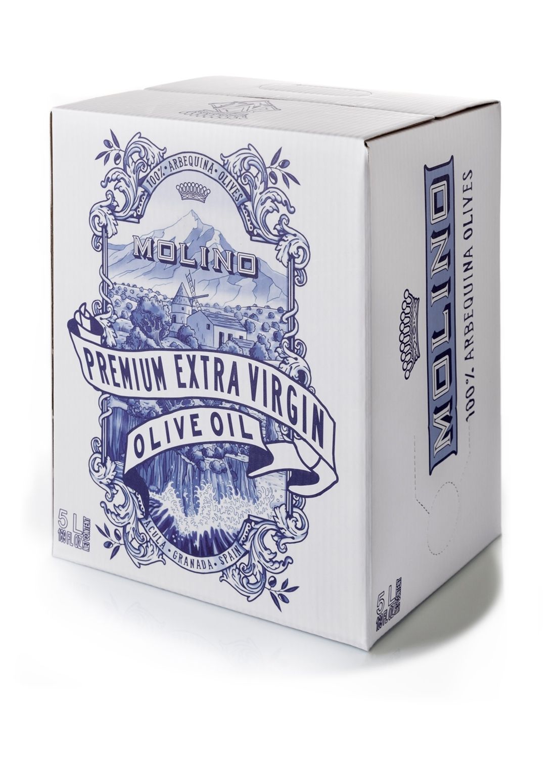 Wholesale Molino 100% Arbeq. EVOO Bag-in-Box- Bulk