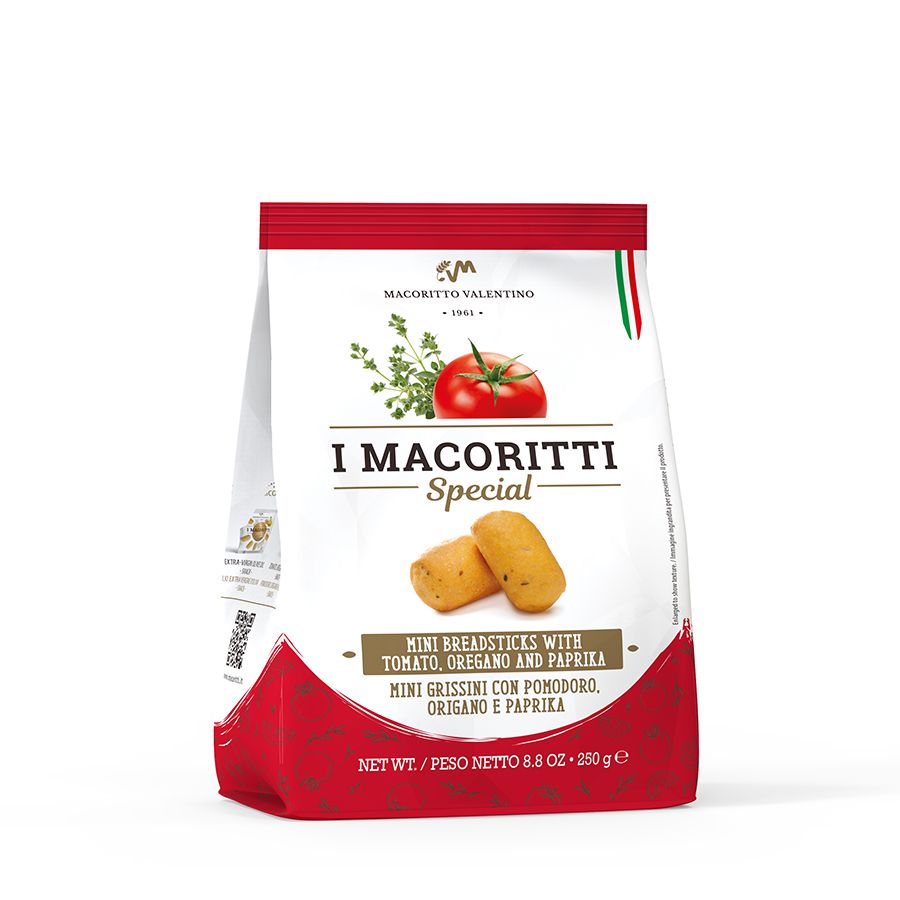 Wholesale I Macoritti Pizza Minibreadsticks with tomato, oregano & paprika. Pack 10 x ()- Bulk