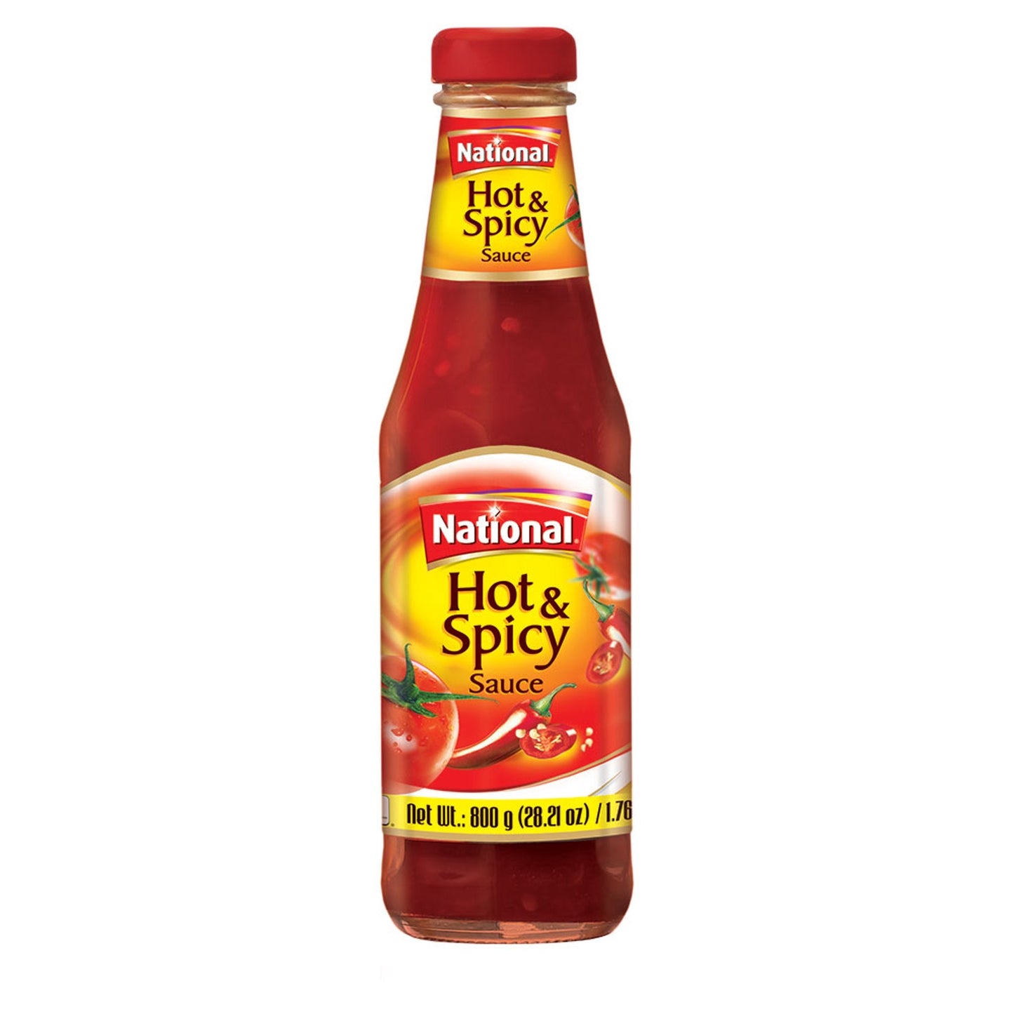 Wholesale National Hot & Spicy Ketchup 800g- Bulk
