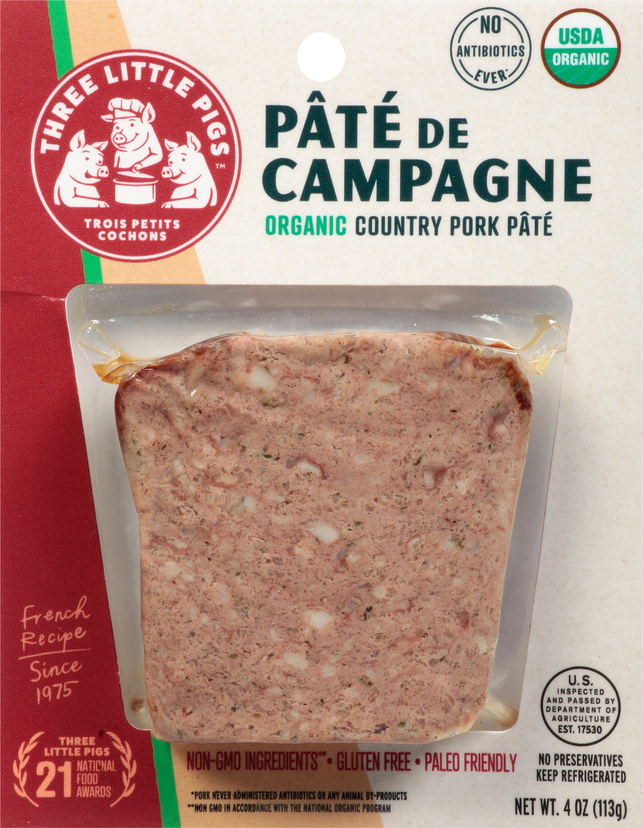 Wholesale Les Trois Organic Pate De Campagne- Bulk