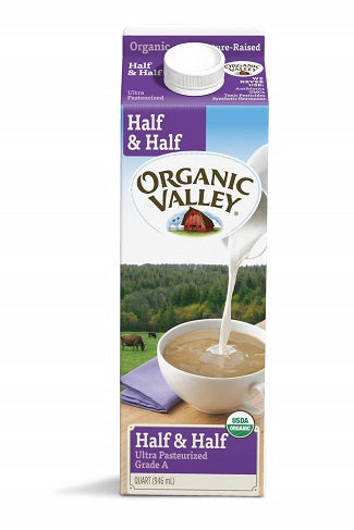 Wholesale Organic Valley Half and Half Uht Org- Bulk