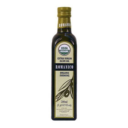 Wholesale ROMANICO Organic Extra Virgin Olive Oil from Arbequina olives 16.9 Fl- Bulk