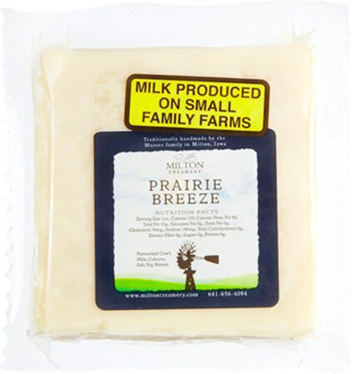 Wholesale Milton Prairie Breeze Cheddar 5#- Bulk