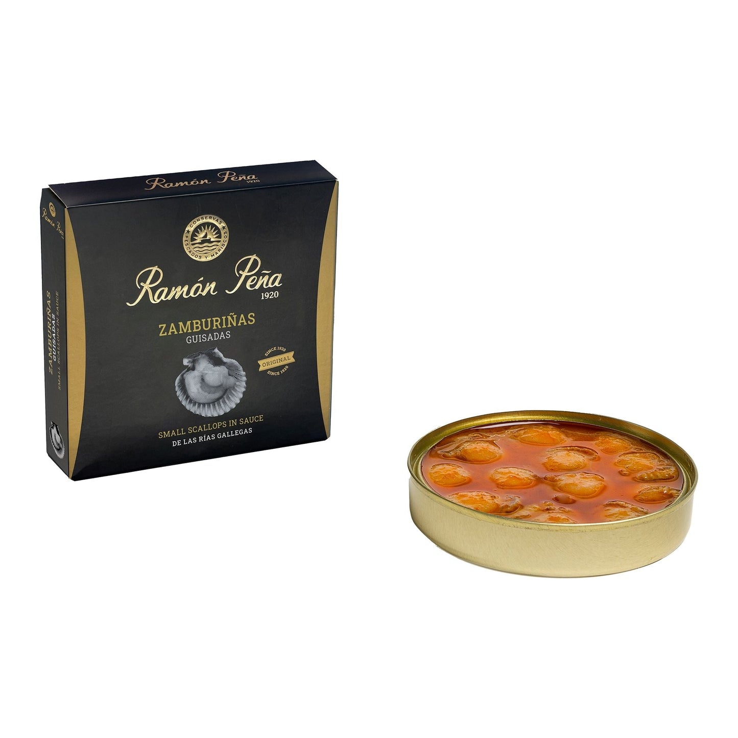 Wholesale Ramon Pena Gold Scallops in Sauce ()- Bulk