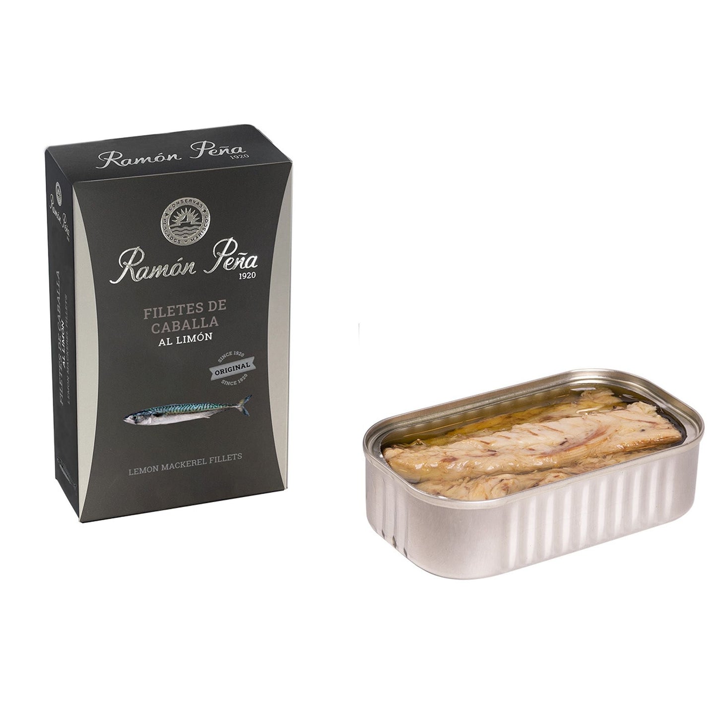 Wholesale Ramon Pena Silver Mackerel in Olive Oil with Lemon ()- Bulk
