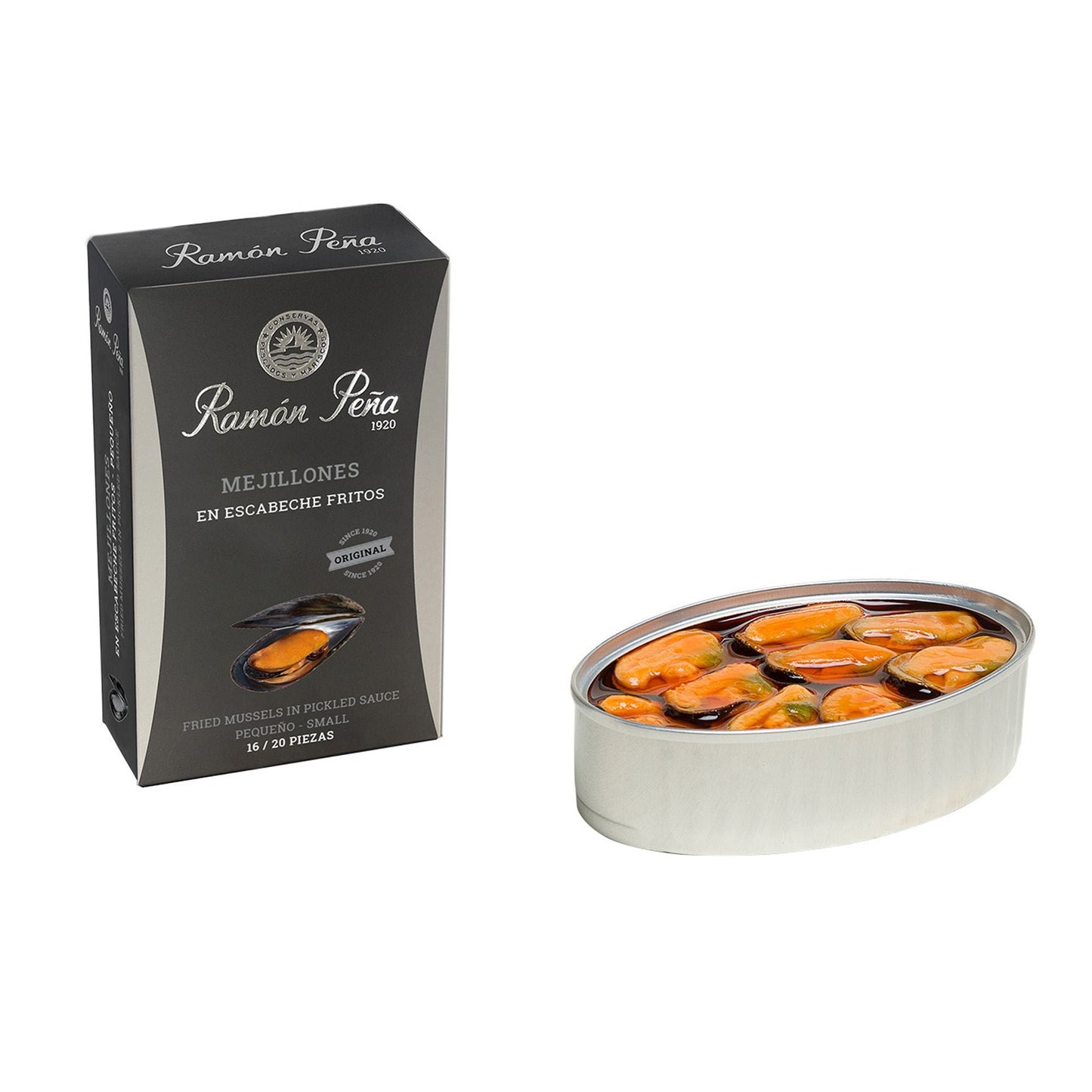 Wholesale Ramon Pena Silver Mussels in Pickled Sauce (16/20) 15 x ()- Bulk