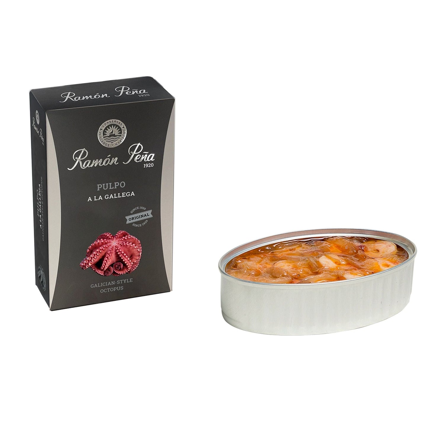 Wholesale Ramon Pena Silver Octopus in Olive Oil & Paprika galician style ()- Bulk
